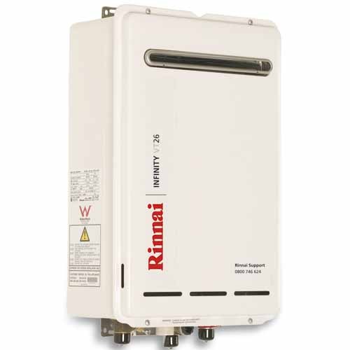 The Rinnai INFINITY continuous flow gas hot water system