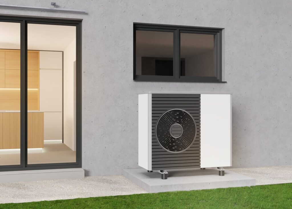 heat pump outside unit