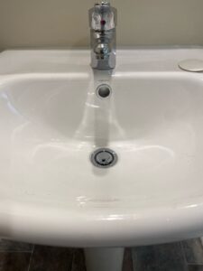 newly installed basin in Wellington