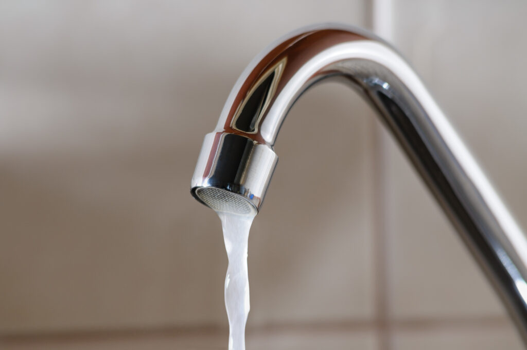 Tap with Water Flowing Slowly due to low water pressure 