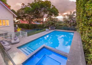 custom spa pool and pool in auckland