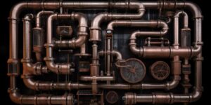 photo of pipes on the wall