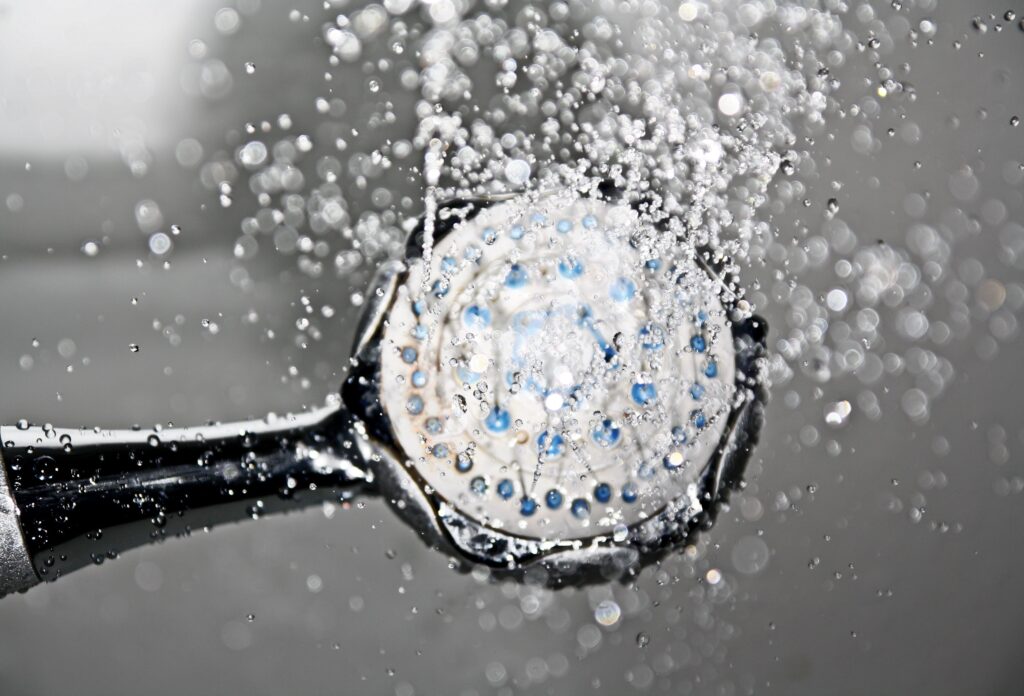 weak water pressure from shower head